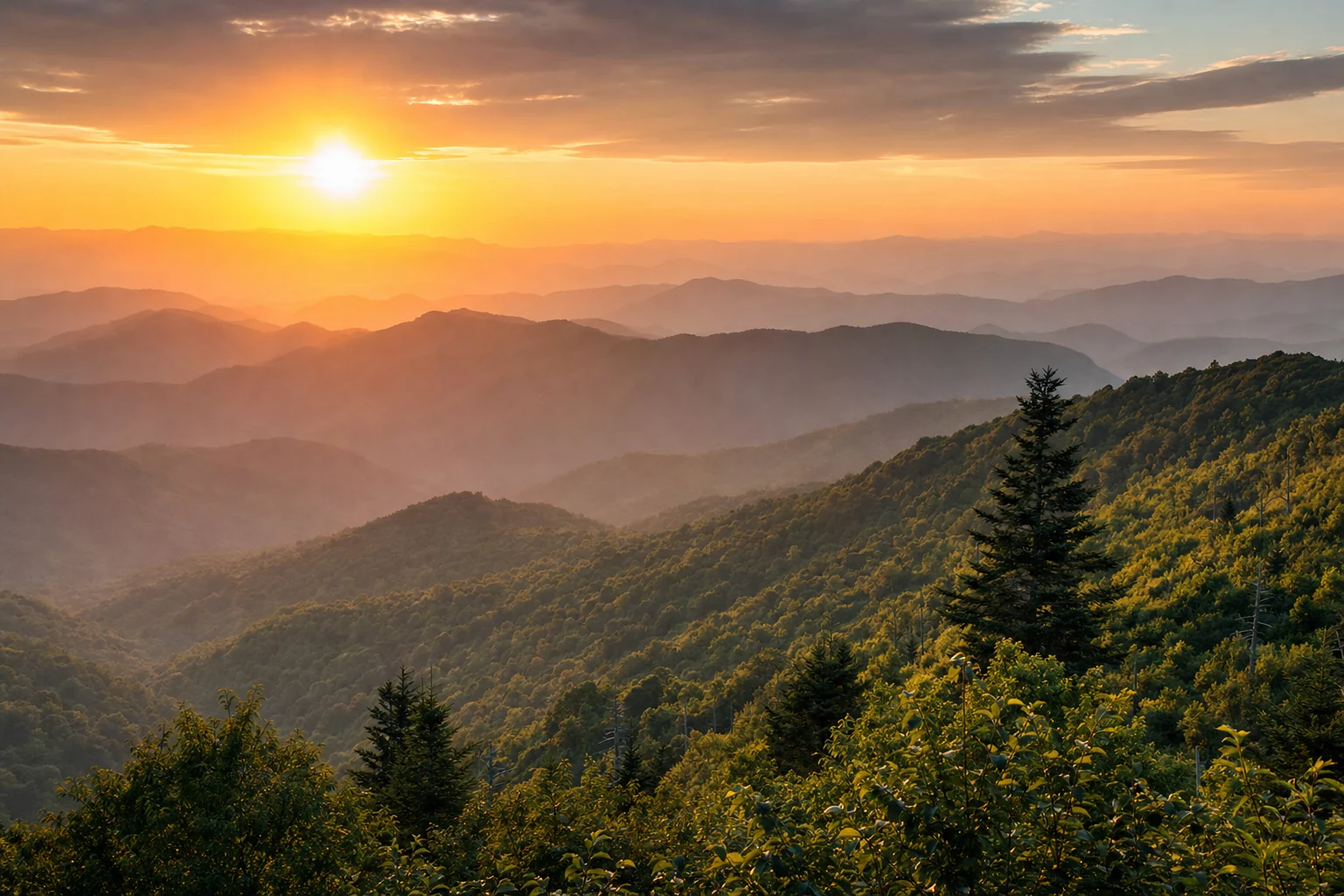 Great Smoky Mountains from Lexington, KY